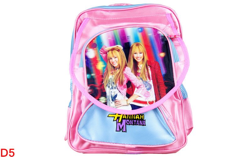 BNWT Girls Disney Hannah Montana Miley Cyrus Backpack School Travelling